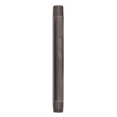 LDR Industries, Black 302 12X8 Galvanized Pipe Nipple, 1/2" x 8", 1/2-Inch X 8-Inch 302U12X8