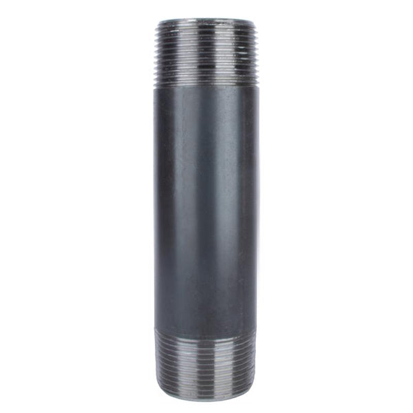 Ace Trading - Nipple STZ Industries 1-1/4 in. MIP each X 1-1/4 in. D MIP Black Steel 6 in. L Nipple 300U114X6