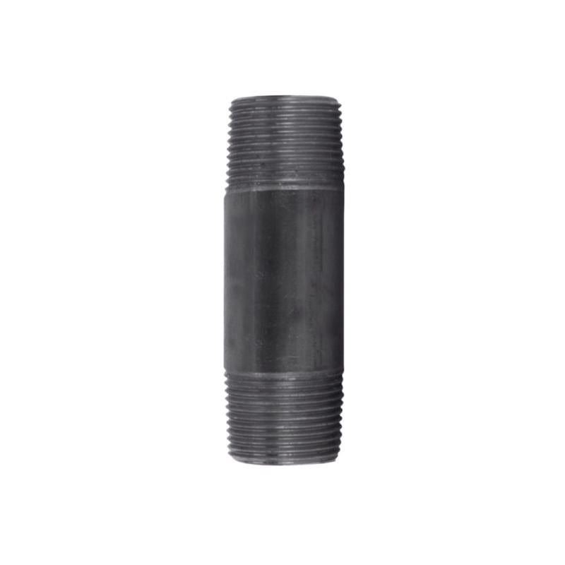 LDR Industries 300 2X4 Pipe Nipple, 2-Inch X 4-Inch, Black