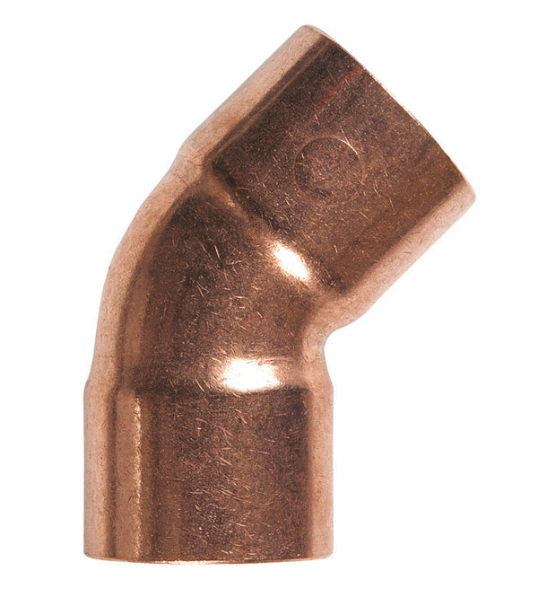 NIBCO 606 1/2 C x C 45 Elbow Wrot Copper W01340D