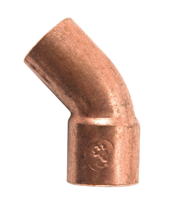 NIBCO 606-2 1/2 Ftg x C 45 Elbow Wrot W01400D