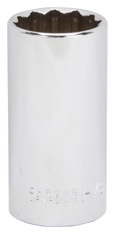 MINTCRAFT MT6528962 1/2-Inch Drive Deep Socket, 1-1/8-Inch