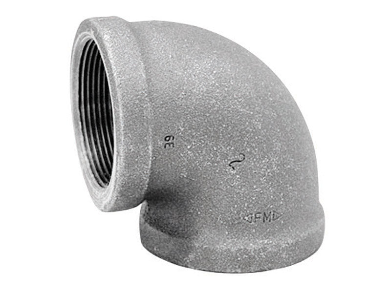 Anvil 1 in. FPT x 1 in. Dia. FPT Galvanized Malleable Iron Elbow