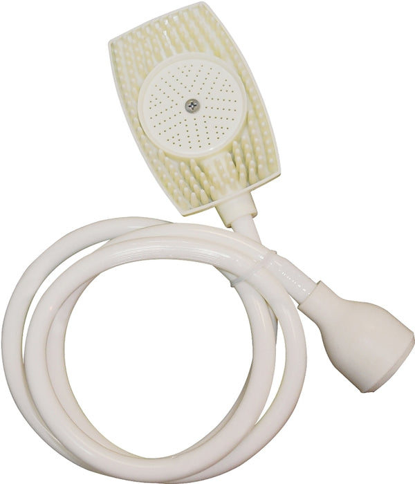 Plumb Pak PP825-60 Purpose Bath Spray Clip On Connector, for Use with Most Sink Spouts, 52 in Hose, Rubber, quot