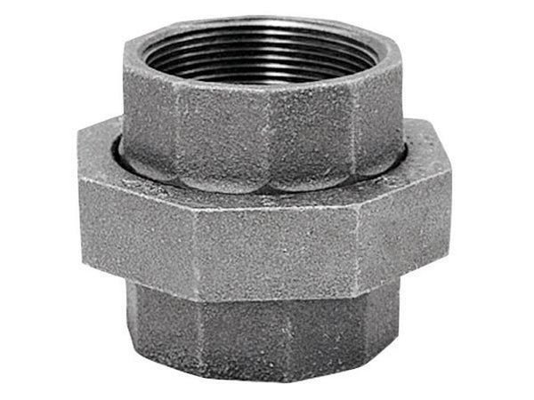 Anvil 1 in. FPT x 1 in. Dia. FPT Galvanized Malleable Iron Union 8700163507
