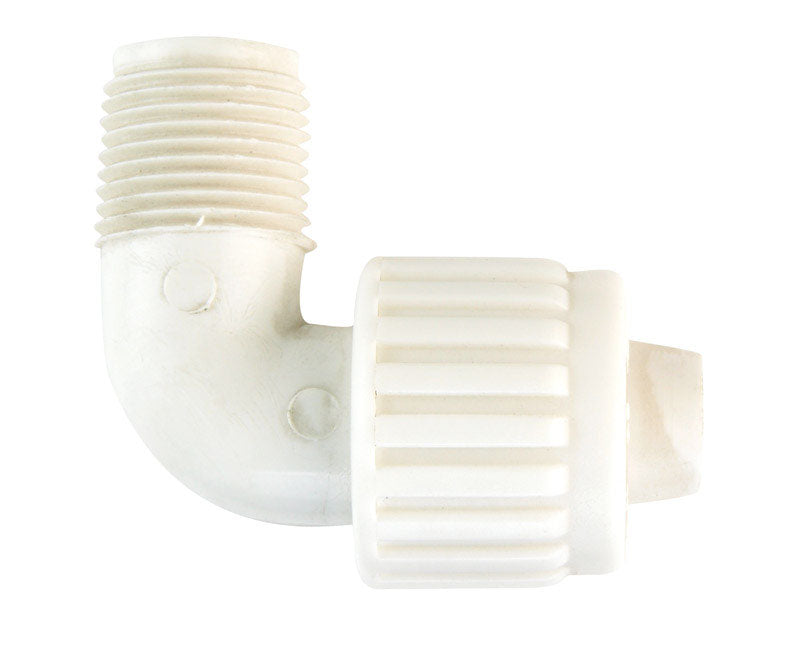 Flair-It 16810 Plastic Male Elbow, 0.5" Size
