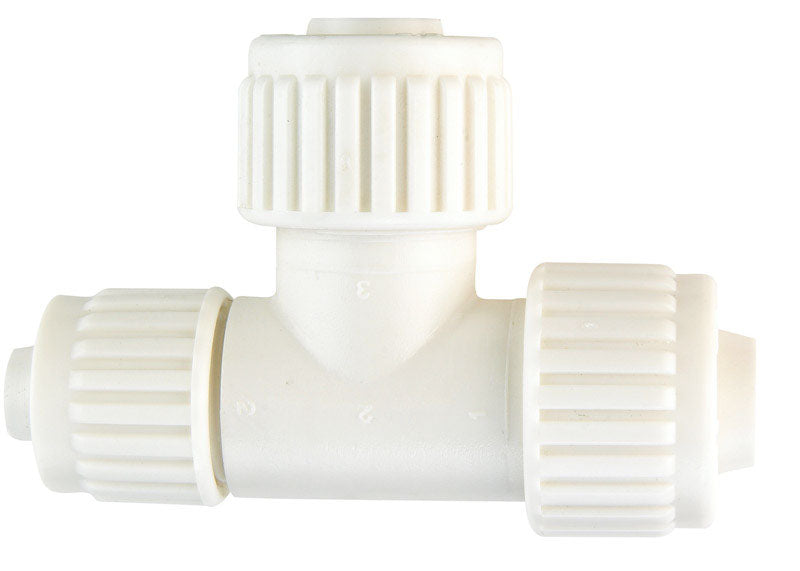 Flair-It 16825 Plastic Reducing Tee, 0.75" Size