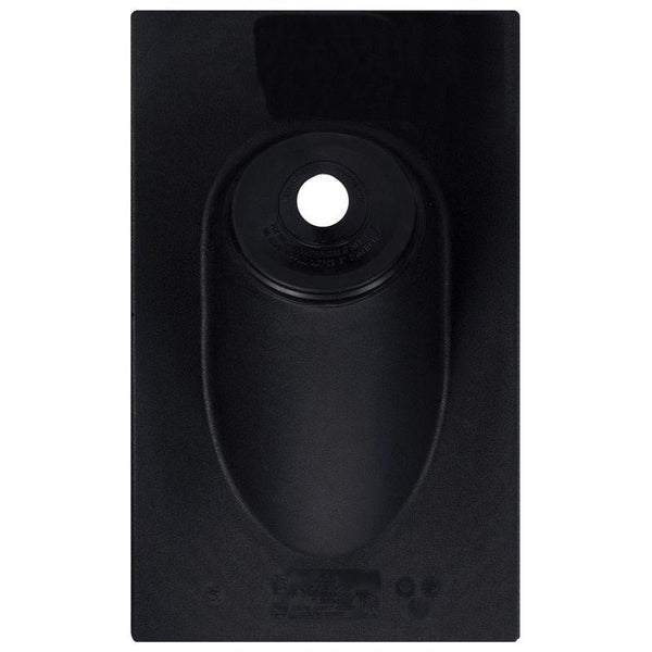 Oatey 11930 Calk Roof Flashing, 11 in W X 19 in L, Hi-Rise Thermoplastic, 1.5" x 3", Black