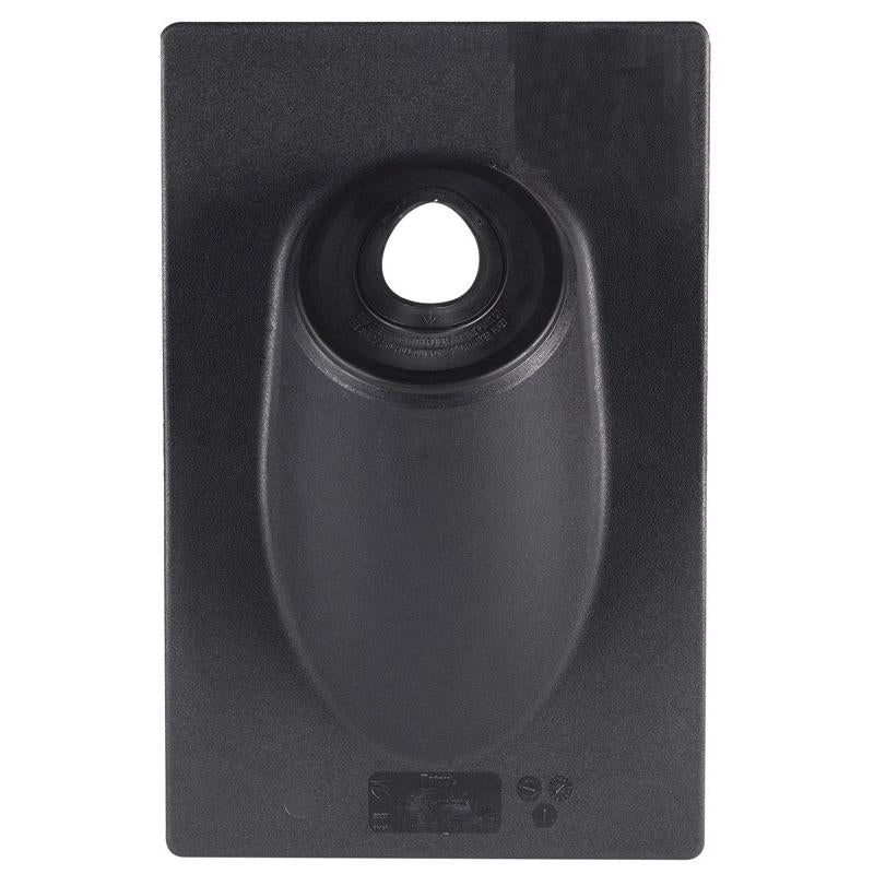 Oatey 11931 No-Calk Roof Flashing, 3-4", Black