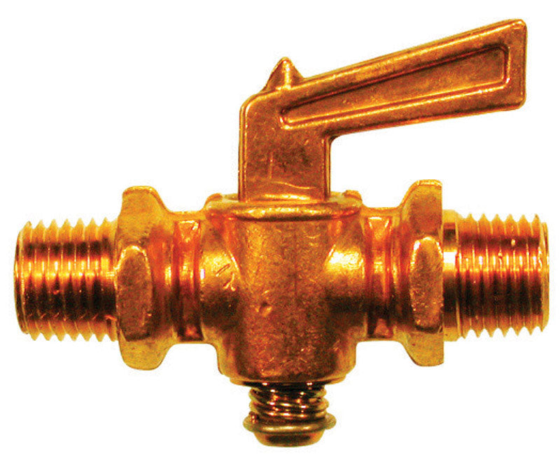 JMF Pipe Valve Male 1/4'' Steel Bulk 30 Psi