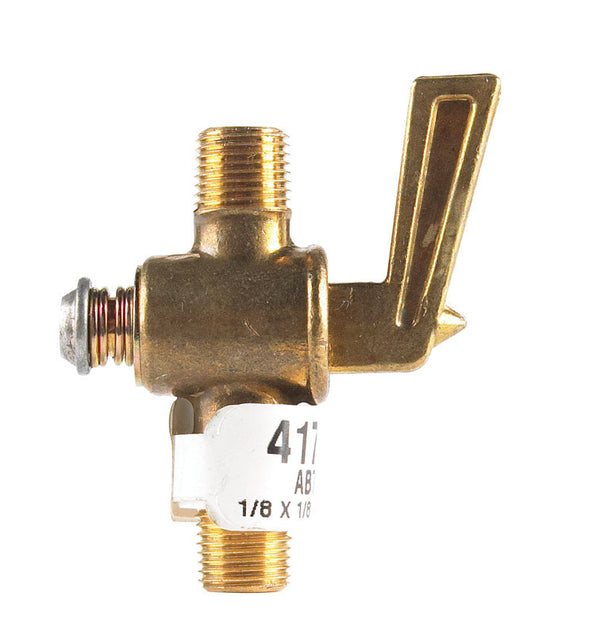 JMF Pipe Valve Male 1/8'' Steel Bulk 30 Psi 4174983