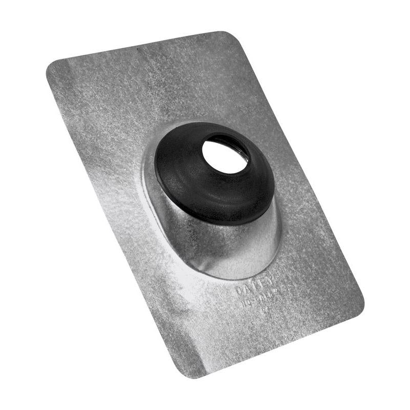 Oatey 11867 No-Caulk Galvanized Steel Roof Flashing, 3" Opening, No Size, 3-Inch