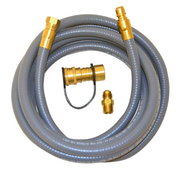 Mr. Heater F273720 12 Foot Natural Gas and Propane Gas Hose Assembly 3/8' Female Pipe Thread x 3/8" Male Flare Quick Disconnect,Multi