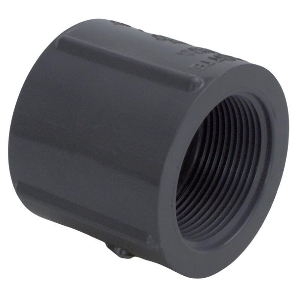 Charlotte Pipe 1'' SCH80 TxT Coupling PVC 08102 1400