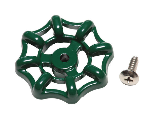 Arrowhead PK1250 Green Wheel Handle and Self-Tapping Stainless Steel Screw