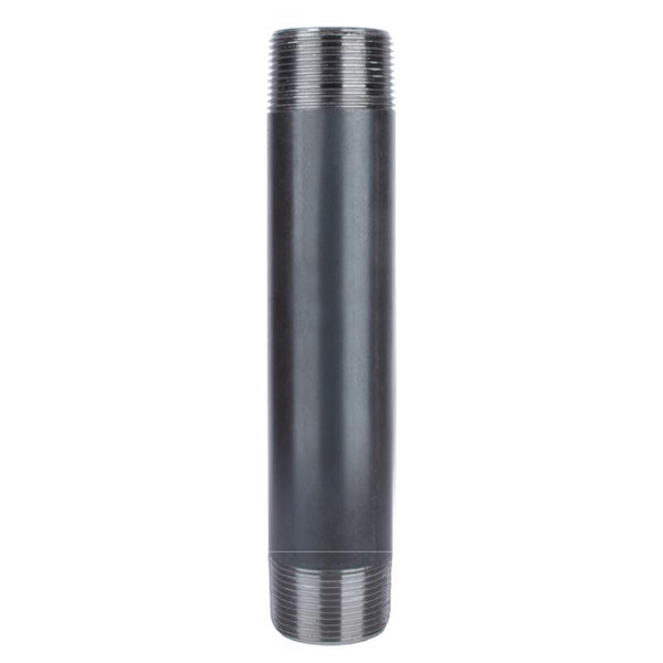 Stz Industries LDR Industries, Black 302 114X8 Galvanized Pipe Nipple, 1-1/4" x 8", 1-1/4-Inch X 8-Inch 302U114X8