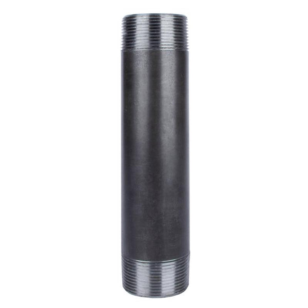 Stz Industries LDR Industries Nipple,Black 1-1/2x8 302U112X8