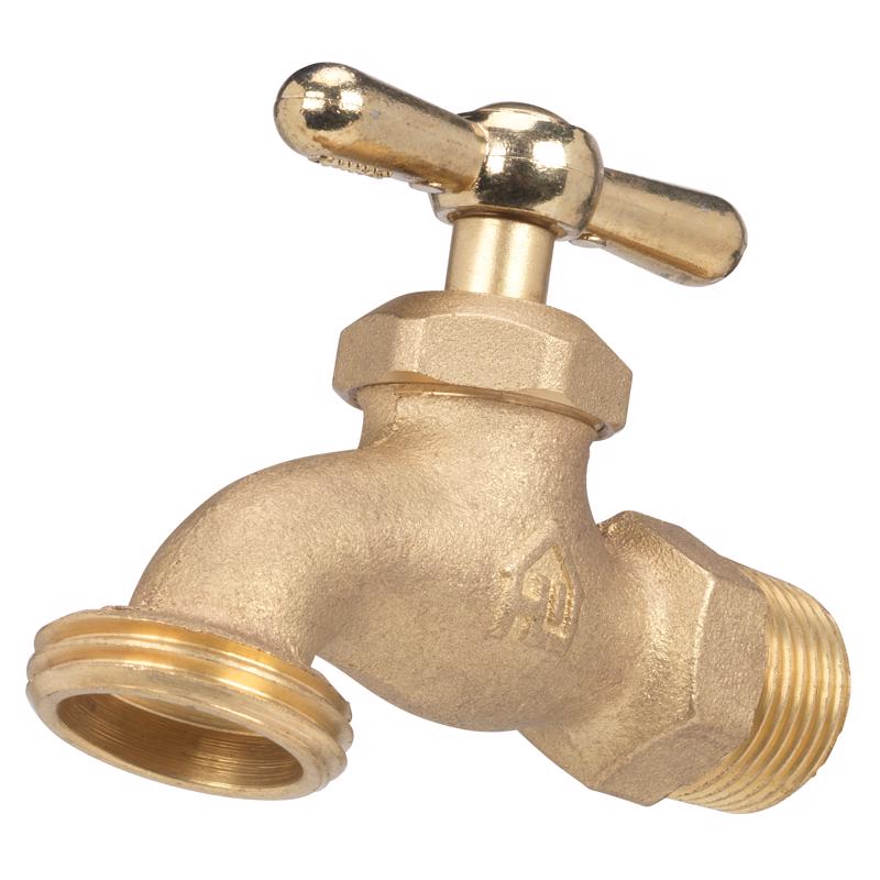 Homewerks VHBSTDF4B Hose Bibb, 0.75-Inch, Brass