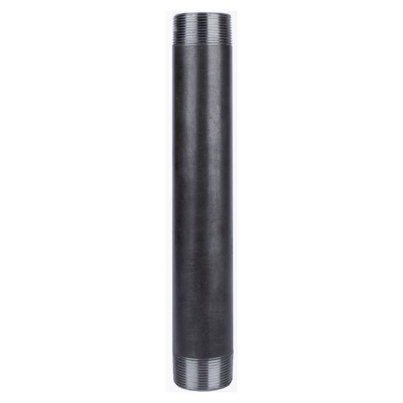 LDR Industries, Black 302 112X12 Pipe Nipple, 1-1/2" x 12", 1-1/2-Inch X 12-Inch