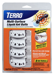 TERRO Multi-Surface Liquid Ant Baits, 4-Pack, Indoor Bait Stations for Home T334B