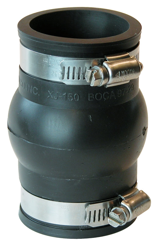 Fernco Schedule 40 1-1/2 in. Hub x 1-1/2 in. Dia. Hub PVC Expansion Coupling PXJ-150