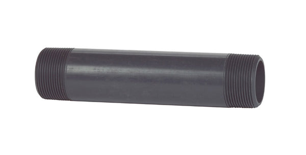 Mueller BK Products Schedule 80 1-1/2 in. MPT x 8 in. L PVC Nipple 407-080