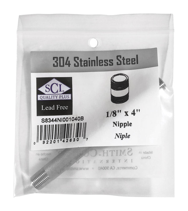 Smith Cooper Nipple 1/8 X 4