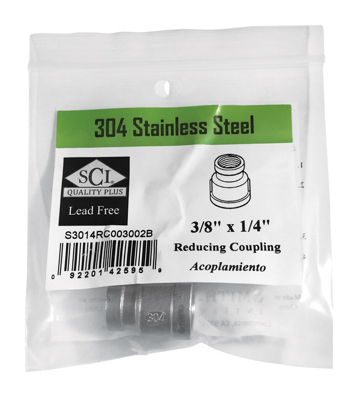 Smith-Cooper REDC Coupling 3/8X1/4 SS