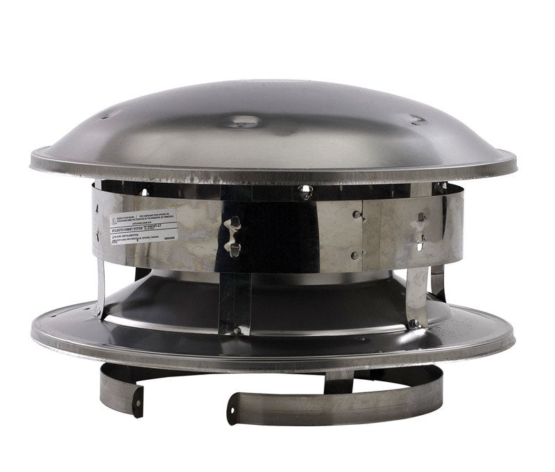 Selkirk 8T-CT 8" Stainless Steel Round Top