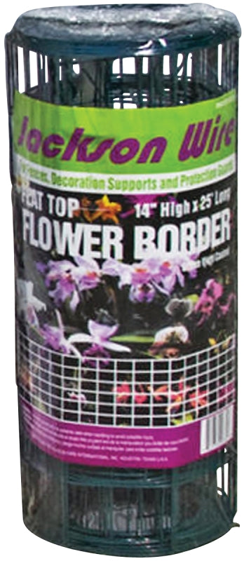 14x25 Green Flower Fence Steel Galvanized 13015330