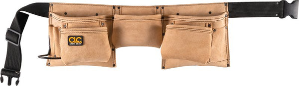 Custom Leathercraft CLC Work Gear I370X3 8 Pocket Suede Heavy Duty Work Belt Apron