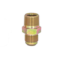Eastman 1/2 Inch OD Flare x 3/4 Inch MIP Gas Fitting Adapter for Natural Gas and Liquid Propane, Zinc Plated Steel, 62740B