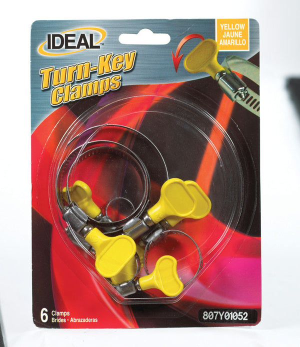 Tridon Ideal 1/4 in. 2-3/4 in. Hose Clamp Stainless Steel Turn Key 807Y01052 (4-Pack)