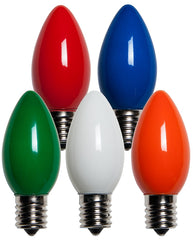 Santas Forest 19590 Christmas Replacement Multi-Color C9-Bulb, 25 Count