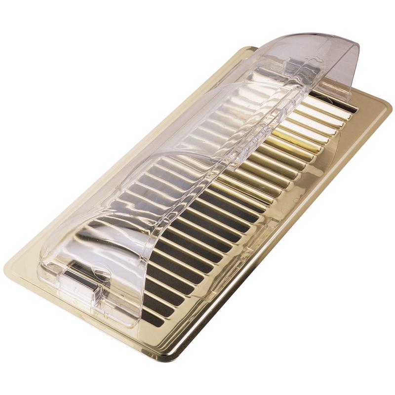 Frost King Unbreakable Heat and Air Deflector, Clear Plastic, 2 3/4” Tall, Width Adjustable 10” to 14”