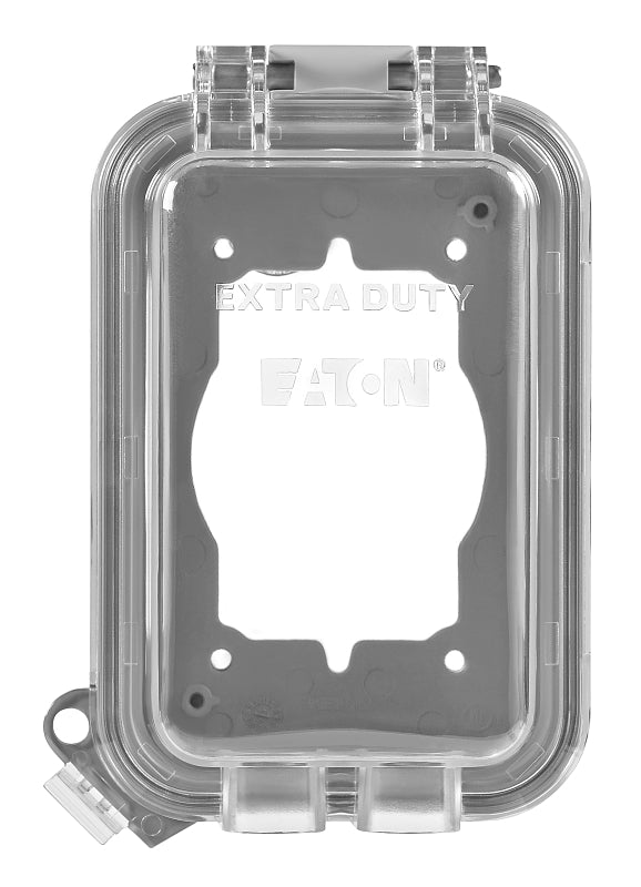 Eaton WIU-1 Weather Box Horizontal/Vertical Mount While-In-Use Weather Protective Cover, Gray, Grey
