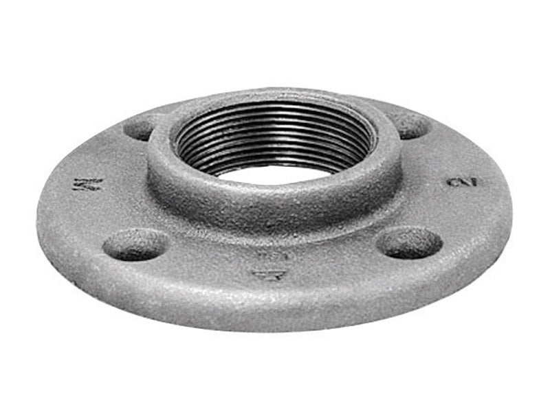 Anvil 8700164208, Malleable Iron Pipe Fitting, Floor Flange, 3/8'' NPT Female, Galvanized Finish