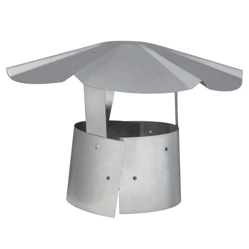 Imperial GV2038 Manufacturing Rain Cap Adjustable 3''-4'' Galvanized Steel, No Size, No Color