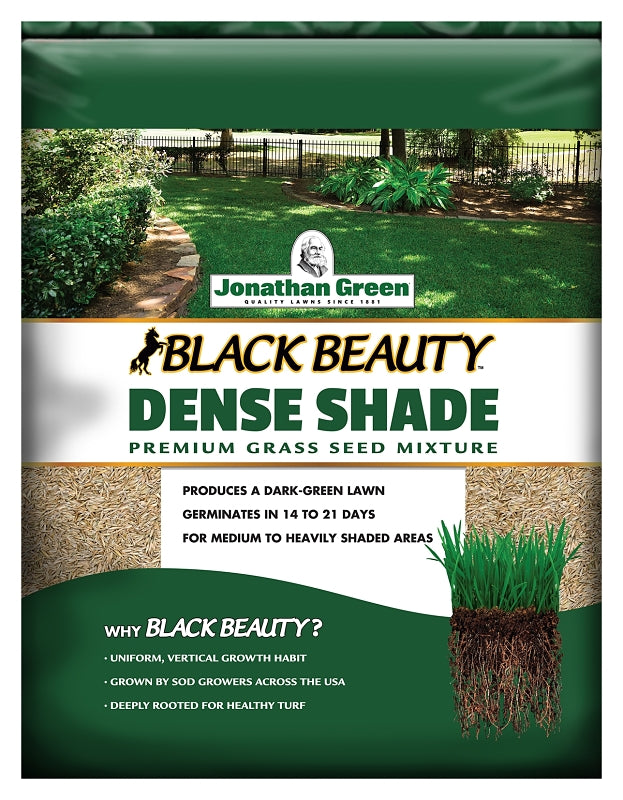 Jonathan Green (10600) Black Beauty Dense Shade Grass Seed - Cool Season Lawn Seed (3 lb)