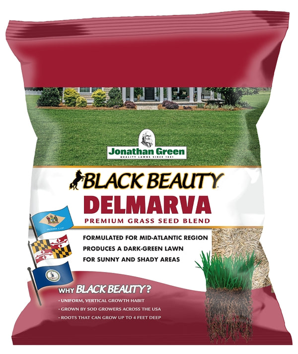 Jonathan Green (10391) Black Beauty Delmarva Grass Seed (Made for Maryland, Delaware, Virginia) - Cool Season Lawn Seed (7 lb)