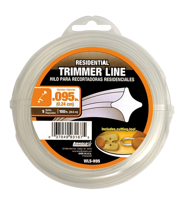 Arnold (WLS-H95) Residential Grade String Trimmer Line.095-Inch x 100-Foot Universal Fit