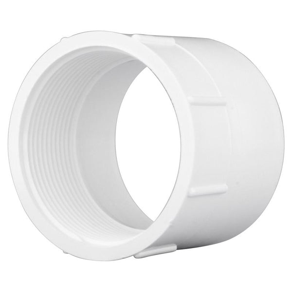 CHARLOTTE PIPE 3 DWV FEMALE ADAPTER DWV (DRAIN, WASTE AND VENT) (1 Unit Piece) PVC001011200