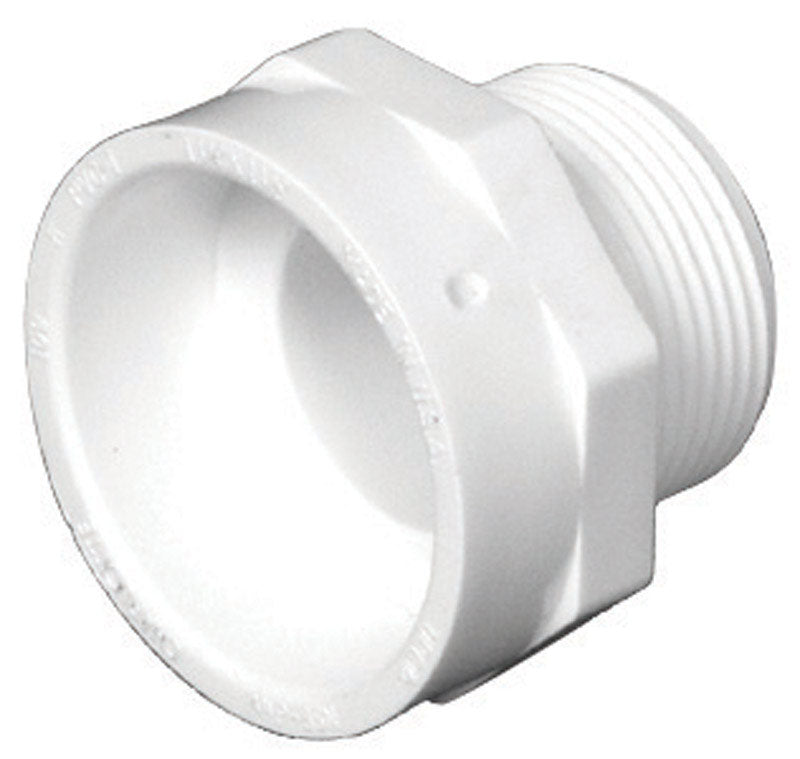 CHARLOTTE PIPE 3 DWV MALE ADAPTER DWV (DRAIN, WASTE AND VENT) (1 Unit Piece)