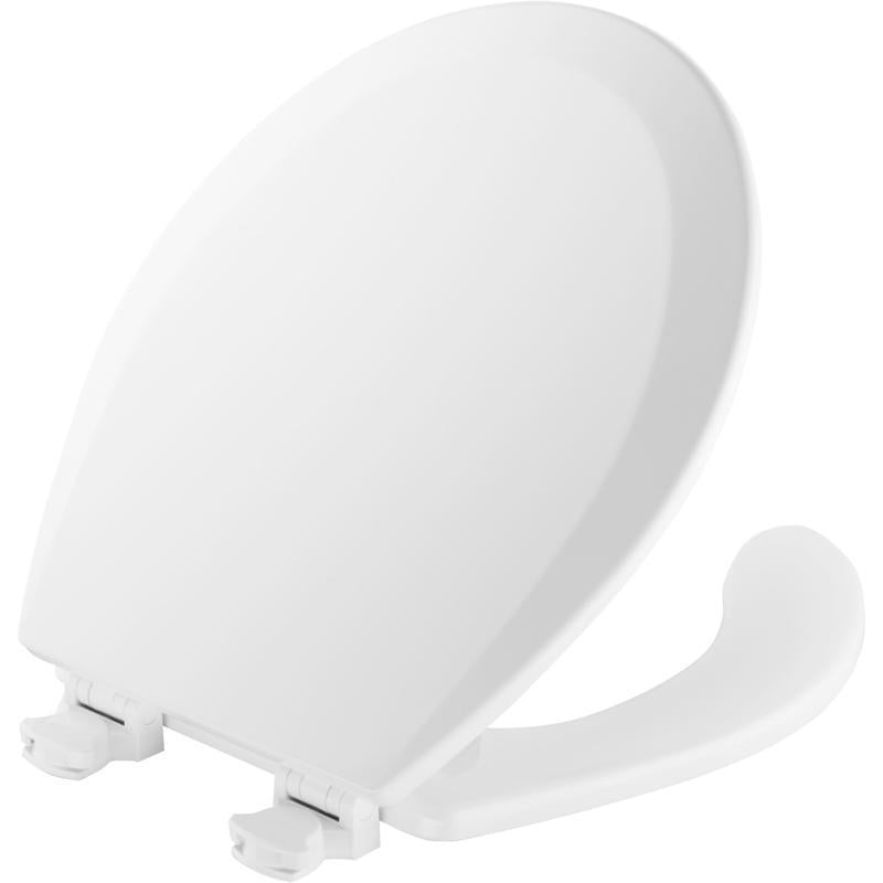Mayfair 440-000 White Commercial Toilet Seat With Cover