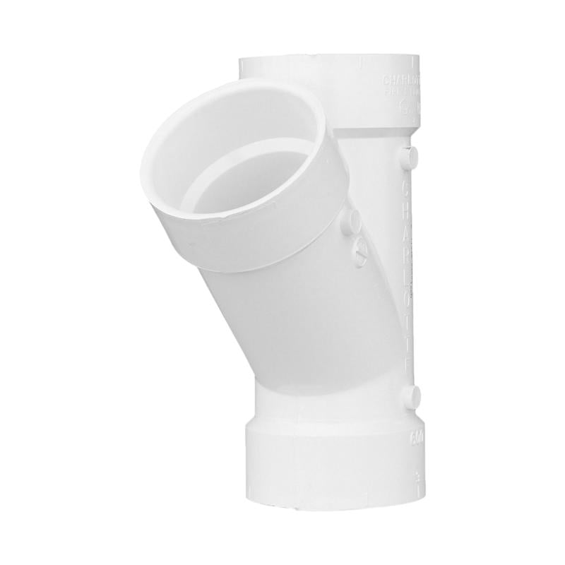 Charlotte Pipe Wye Pvc Dwv 3 '' 45 Deg. Schedule 40