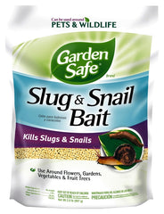Garden Safe Slug & Snail Bait, Kills Slugs & Snails Within 3 to 6 Days, For Lawn and Garden, Can Be Used Around Pets and Wildlife, 2 lb HG-4536