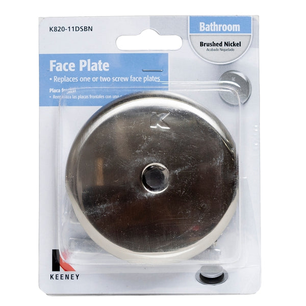 Plumb Pak Plate FACE UNIV Brushed Nickel K820-11DSBN