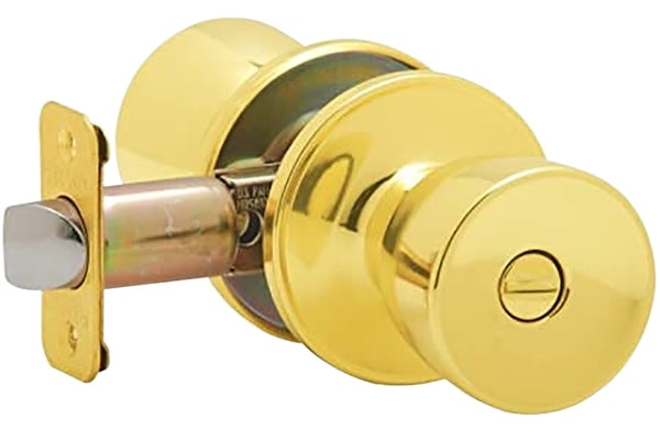 Dexter by Schlage J40VBYR605 Byron Privacy Knob, Bright Brass