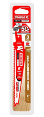 Freud-Diablo DB Carbide 6 6TPI 3PK SENS, Red, 6" (DS0606CWS3)