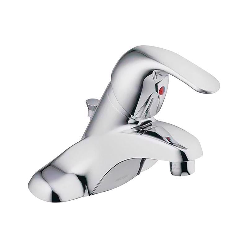 Moen Adler Single Handle Lavatory Faucet - with Lift Rod Drain, Chrome WS84503 (2-Pack)